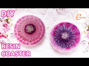 DIY Epoxy Resin Craft| Making RESIN COASTER Step by Step Tutorial | Simple Resin Craft For BEGINNER