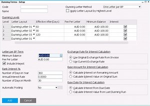 SAP Business One Dunning letters – helping your business collect cash.