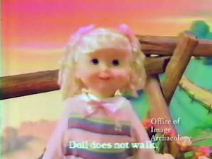 1986, CRICKET DOLL, TALKING DOLL, TOY, TELEVISION COMMERCIAL
