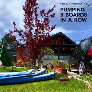 Save $50 with code【FB30】for #OutdoorMaster's the Shark II High-Pressure SUP Air Pump朗 Auto inflate/deflate your paddleboards, boats and kayaks within minutes!  | OutdoorMaster | Facebook