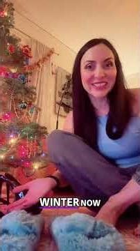 Obsessed with my new fuzzy blue slippers! They're so cozy and perfect for showing off my pedicures