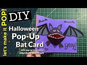 Let's Make it POP! Halloween Pop-up Bat Card