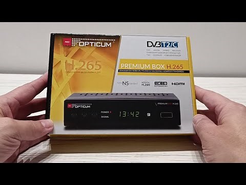 OPTICUM PREMIUM BOX H.265 - recenzja tunera DVB-T2 / DVB-C