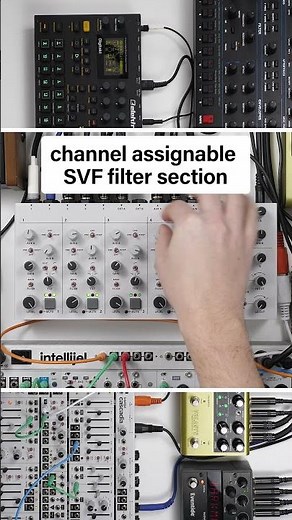 Jellymix is here! 🎛️ Our new compact stereo performance mixer #intellijel #jellymix #mixer