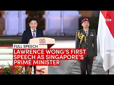 In full: Lawrence Wong’s first speech as Singapore’s Prime Minister at swearing-in ceremony