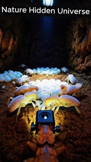 Termite POV Exploring a Massive Underground Colony #termite #animal #wildlife #nature hiddenuniverse