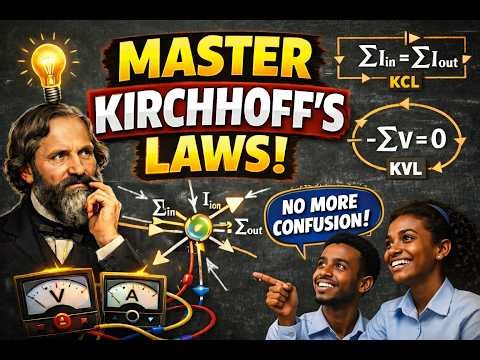 “Kirchhoff’s Laws Made Easy | KCL & KVL Simplified with Real Examples”