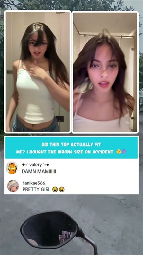 I accidentally bought the WRONG SIZE top... but the fit is perfect! 👀✨ #Shorts #TryOn #Fashion