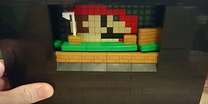 This Moving Lego Mario Diorama Should Be a Real Level