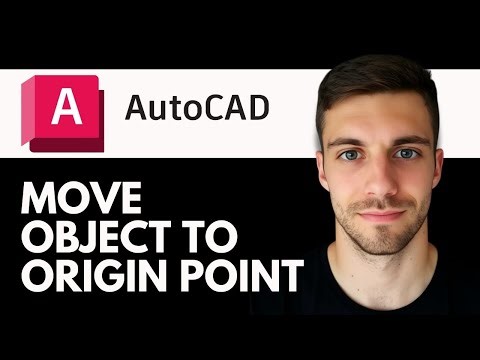 AutoCAD – How to Move an Object to the Origin Point 2026 (Step by Step Tutorial)