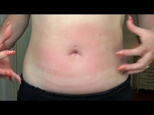 ASMR BELLY ASMR STOMACH SKIN SCRATCHING TAPPING (PATREON EARLY RELEASE)