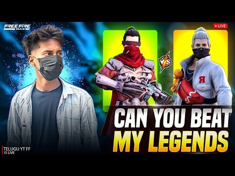 🔴TELUGU IS LIVE GUILD TEST 1vs1 UNLIMITED COSTUME FREE FIRE TELUGU PLAYER'S ROAD SUB 25k COME SOON 🔴