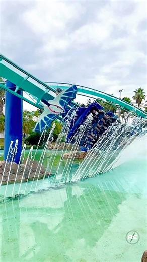🦇💦 Acrobat - Nagashima Spaland #rollercoaster #themepark #japan #amusementpark