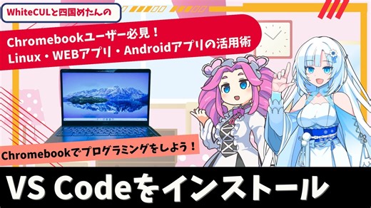 ChromebookにコードエディタのVSCodeをインストールする方法【Chromebookユーザー必見！Linuxとアプリの活用術】