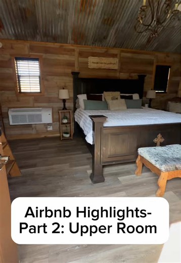 Part 2 of our Airbnb Highlight Series is here 🤎✨ Welcome to the Upper Room Cabin — where cozy charm meets elevated ranch living. From the convenient kitchenette to the stunning bathroom, peaceful private deck views (yes… the peacocks roam freely 🦚), and the ultimate kid-approved loft hideaway — this space was designed with families in mind. Parents get comfort. Kids get adventure. Everyone gets the magic of Oak Meadow Ranch. Ready to experience it for yourself? ✨ 📍 Oak Meadow Ranch | Valley V
