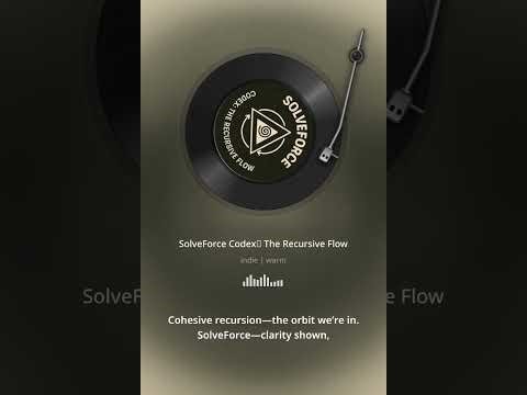 SolveForce Codex: The Recursive Flow
