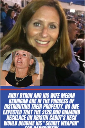 Andy Byron and his wife Megan Kerrigan are in the process of distributing their property. No one expected that the $120,000 diamond necklace on Kristin Cabot's neck would become his