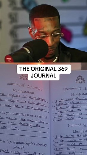 The original 369 method and manifestation journal. #369method #manifestation #project369 #spiritualtiktok
