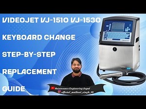 Videojet VJ-1510,VJ-1530 Keyboard Change | Step-by-Step Replacement Guide #videojet #printer #print