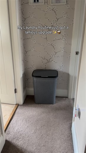 AD. Just trying to keep on top of the endless washing 😅 The new @josephjosephofficial Tota Trio has changed my laundry life! It has three compartments for lights, darks and colours so I can pre-sort as I go 👏and the basket folds flat, easy to carry and no more bulky plastic ones taking up space. Stylish, practical and actually makes the laundry feel… organised 🤍 Use my code: JJ15LA-MARIA for 15% off 🧺 #josephjoseph #laundryday #laundryhacks #laundrytips #utilityroomgoals #realhomes #organise
