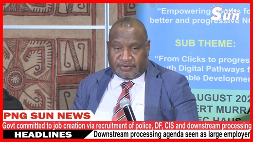 Marape-Rosso Government is committed to job creation via recruitment of police, DF, CIS and downstream processing For more authentic video contents: https://youtu.be/-Z6vtGHqx1A #jamesmarape #pnggovernment #pngpolitics #pngyouth #ncdyouth #recruitment #Defence #force #police #correctionalofficer #TVET #unemployment #downstream #processing | PNG SUN