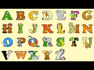 Ocean Animal Alphabet with Alphabetimals / Sea Animal Alphabet / Water Animal Alphabet / abc letters