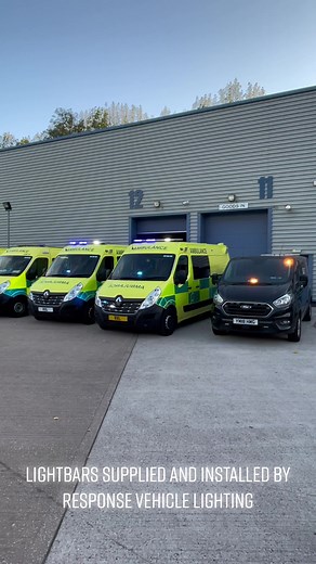 Nice addition to Echo Fire and Medical Ltd new ambulances - 2 new Opticmax 1500mm with front spots and PCB upgrade 🚨Lightbars supplied and fitted by us, on a Saturday at the customers premises 🚨 #responsevehiclelighting #rvl #rvlighting #bluelights #ambulance #installation #echofireandmedical #ambulanceservice