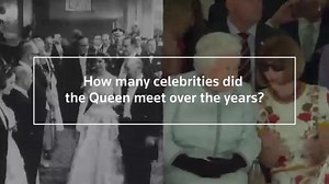 How many celebrities did Queen Elizabeth meet?