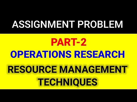 Assignment Problem [Part 2] in Tamil