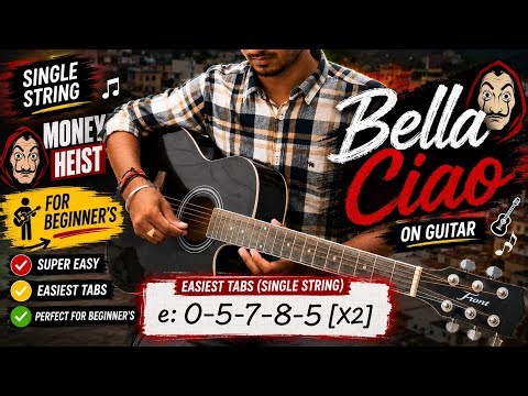 Bella Ciao| single string | For Beginner’s | easy written tabs