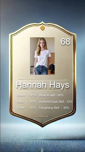 HANNAH HAYS || APPA Points Card #cutie #adult #anal #gangbang #deepthroat