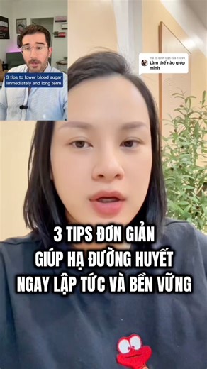 8.8K reactions · 1.3K shares | 3 tips đơn giản giúp hạ đơn giản ngay lập tức và bền vững. Mọi người bấm lưu lại để cùng áp dụng nhé﫰 #yenhip #khanginsulin #tieuduongtuyp2 #suckhoe | Yến Híp | Facebook
