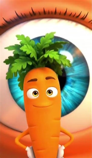 🥕 Carrot “Crunch me daily, and I’ll keep your world bright and clear!”