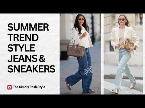 How To Style The Perfect Pairing | Jeans & Sneakers This Summer 2026!