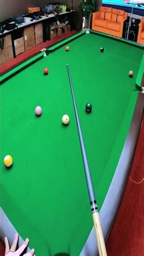 This Pool Shot Broke My Brain Unreal Angle #billiards #trickshot #8ballpool #crazy #fyp