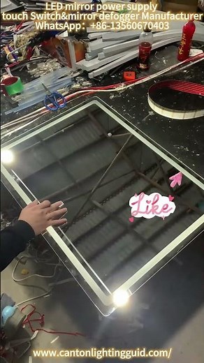 Diy vanity mirror with lights, led mirror touch sensor switch with 96W driver. #ledmirror #mirror
