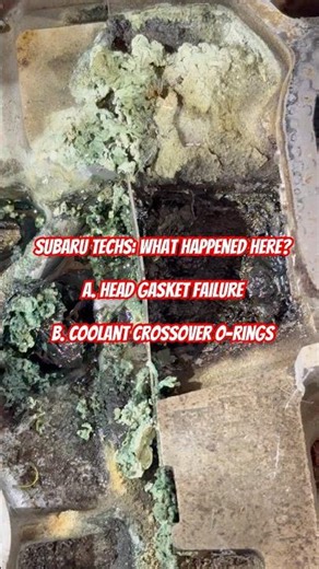 Subaru techs… what failed here? 🤔