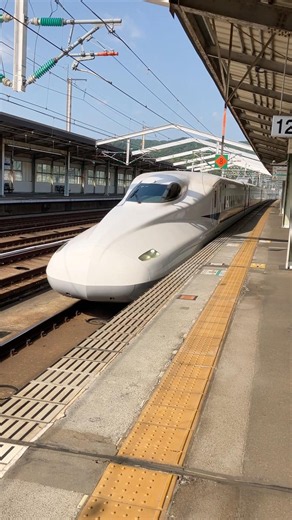 N700Ｐ編成が到着！ 新山口駅