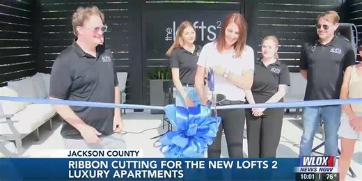 Lofts 2 Luxury Apartments cuts ribbon on new addition near planned Bass Pro Shops