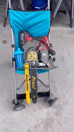 Two proud parents. One beautiful baby. Welcome to the world, little Beam Cutter. 🍼 Awesome video @haus.plans ! #beamcutter #PraziBeamCutter #Prazi #toolbirth #sawdustandtears #milwaukee | Prazi USA Inc.