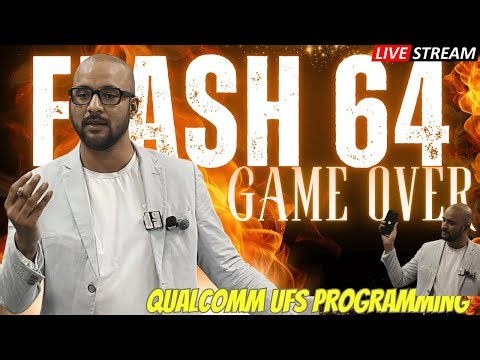 Qualcomm UFS Programming Seekho Flash 64 Box SE ( Complete tutorial )