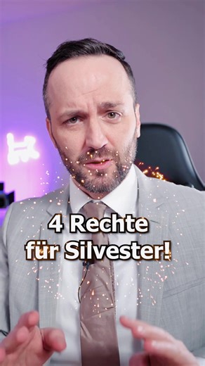4 eurer Rechte für Silvester 2025. #1minutejura #lernenmittiktok