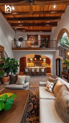 A Spanish Colonial-Style Home Interior