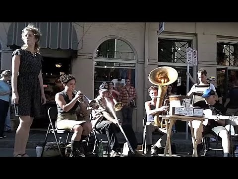 Tuba Skinny- New Orleans street performers in the French Quarter#