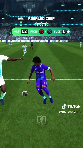 How to do Ronaldo Chop 👀🔥 #fc27 #fifaultimateteam #futsheriff #football #EAFC