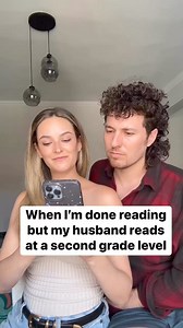 1.7M views · 4.5K reactions | Speed reader  #funnycouple #couplescomedy #comedy #funnyvideos | Life With Wes & Alison | Facebook