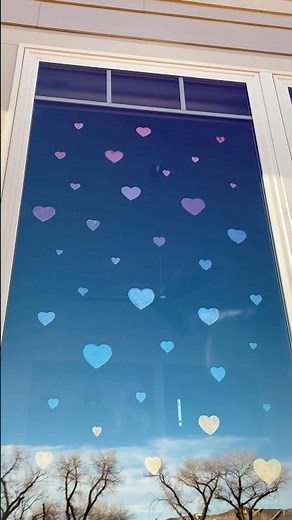 DIY Window Clings (Valentine’s Day Edition)