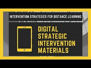 Digital Strategic Intervention Materials