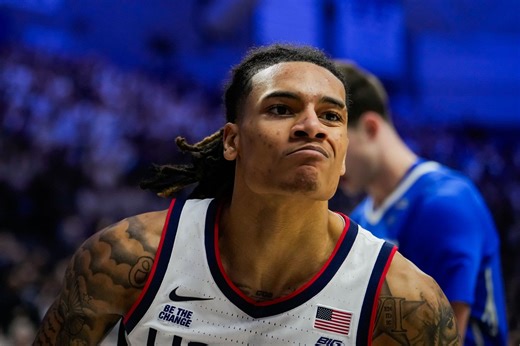 "Absolute flamethrower","a damn dryer": College hoops fans rave about Solo Ball as 21yr old star leads the way for UConn vs Butler