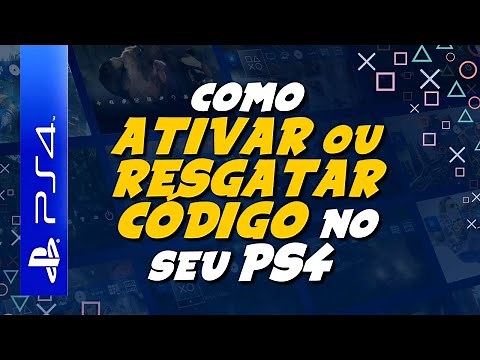 Como INSERIR e ATIVAR um CÓDIGO no PLAYSTATION 4 (PSN CARD, PLUS, JOGOS...)